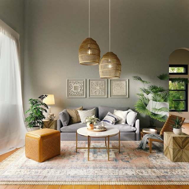 A very well Organised living room in a house with beautiful interior